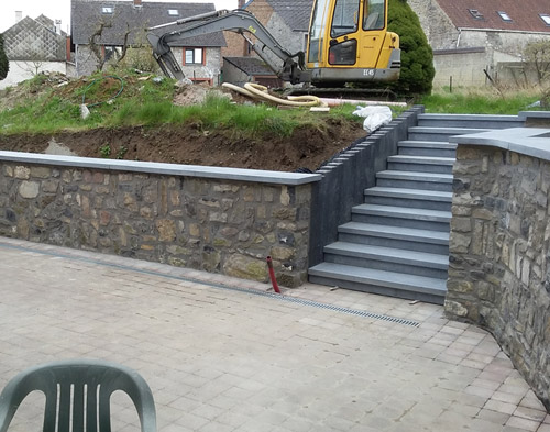 aménagement extérieur travaux à charleroi