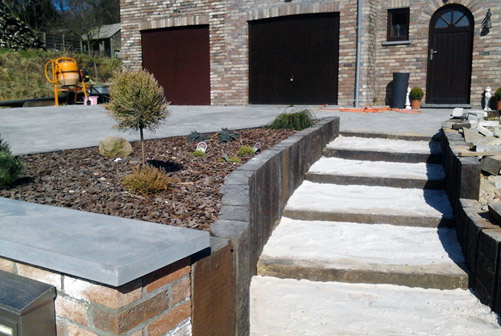 aménagement extérieur terrasse à namur ou charleroi