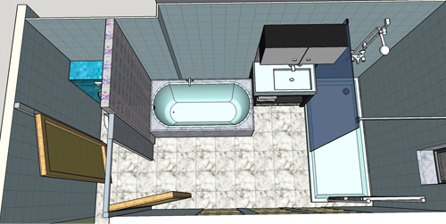 aménagement intérieur création de plan 3D